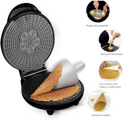 Egg Roll Machine Ice Cream Reel Machine Breakfast Machine Children Home Commercial Egg Waffle Maker
